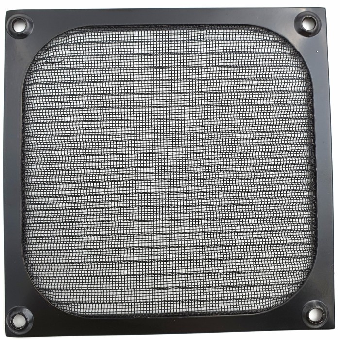 Filter fan steel mesh 12x12cm fan pc casing kipas komputer case cooler