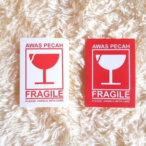 

HI008 - Stiker Pengiriman FRAGILE Awas Pecah 5x7cm