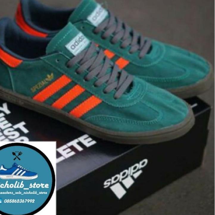 Kualitas Premium Sepatu adidas spezial hijau oren | sneaker adidas | adidas spezial | Sneaker adidas