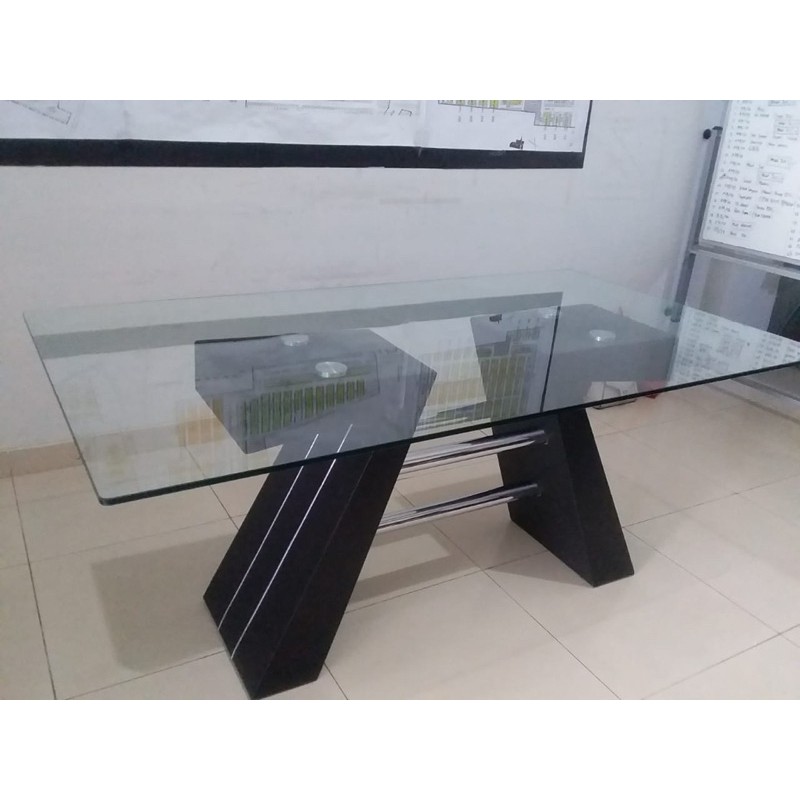 Meja Rapat Kaca Informa (Meja Makan)