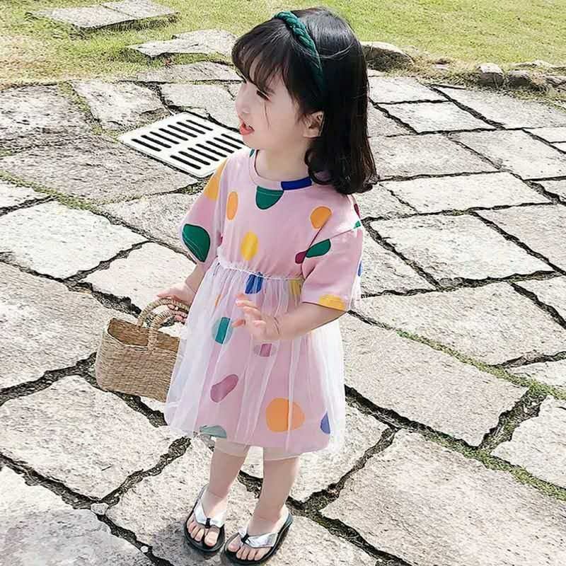 Dress pantai anak 3 4 5 tahun dress korea anak dress import anak summer dress anak baju pantai anak