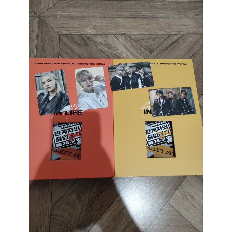 [SHARING] Stray Kids IN LIFE Album Photocard (Hyunjin, Changbin, 3racha, danceracha)