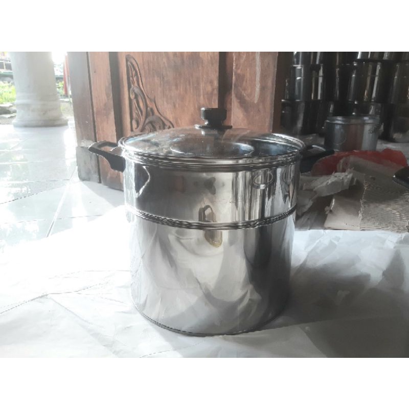 Dandang Bakso mini tutup kaca ukuran 26cm