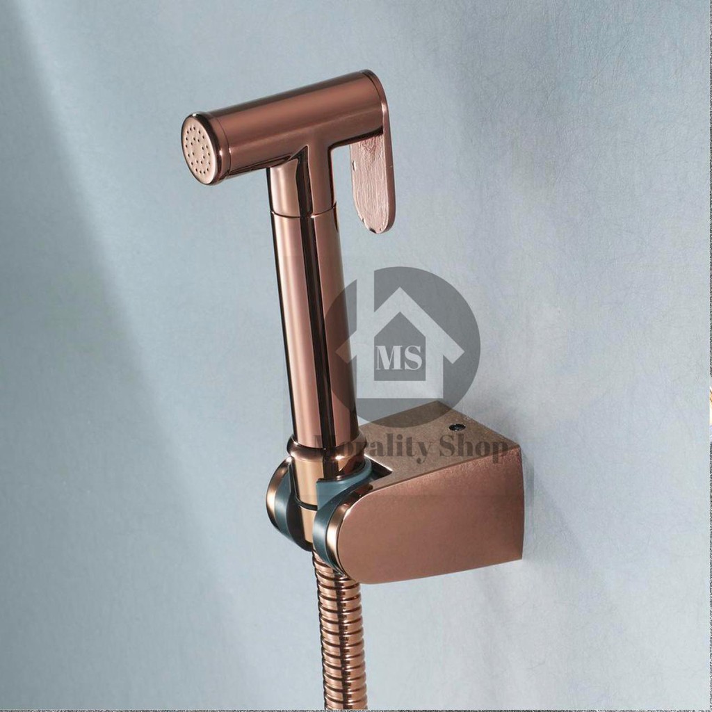 Jet Shower Bidet ROSE GOLD Kuningan Unik- Shower Cebok bidet washer kloset brass unik uniq antik R02