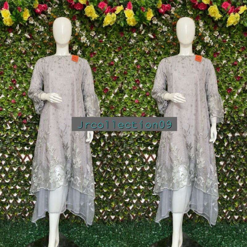 Dress kondangan / dress lamaran / dress wisuda / midi dress / dress modern /  DRESS FAVORIT