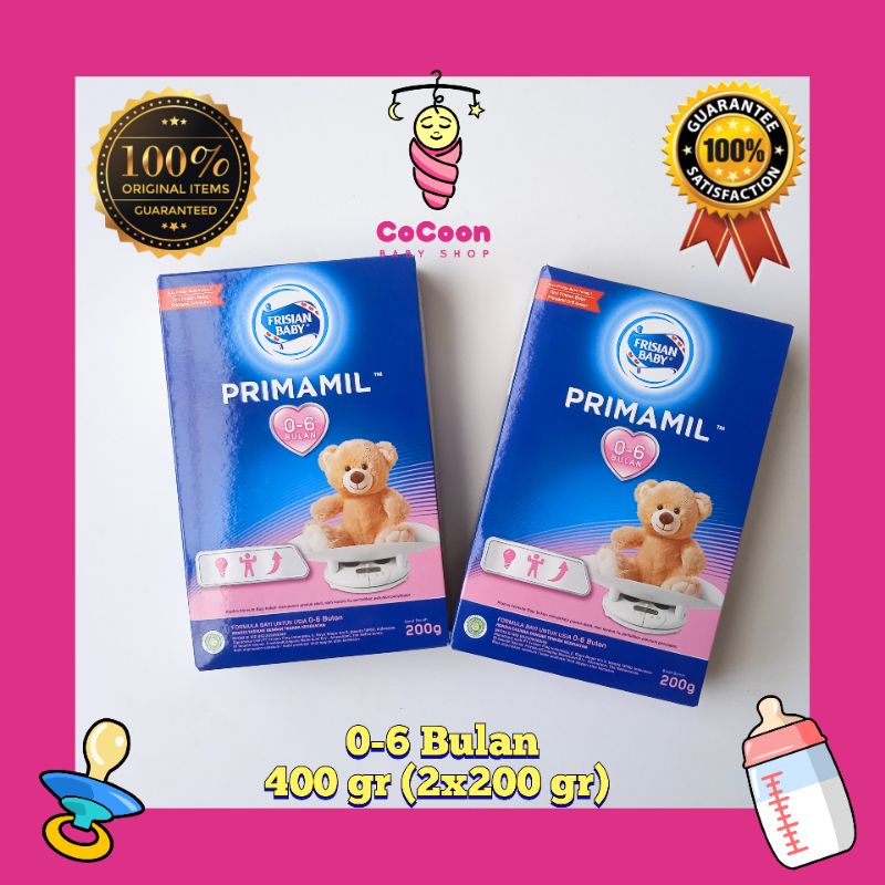 Susu Formula Bayi Frisian Flag Baby Primamil 1 0-6 Bulan 400 g 400gr