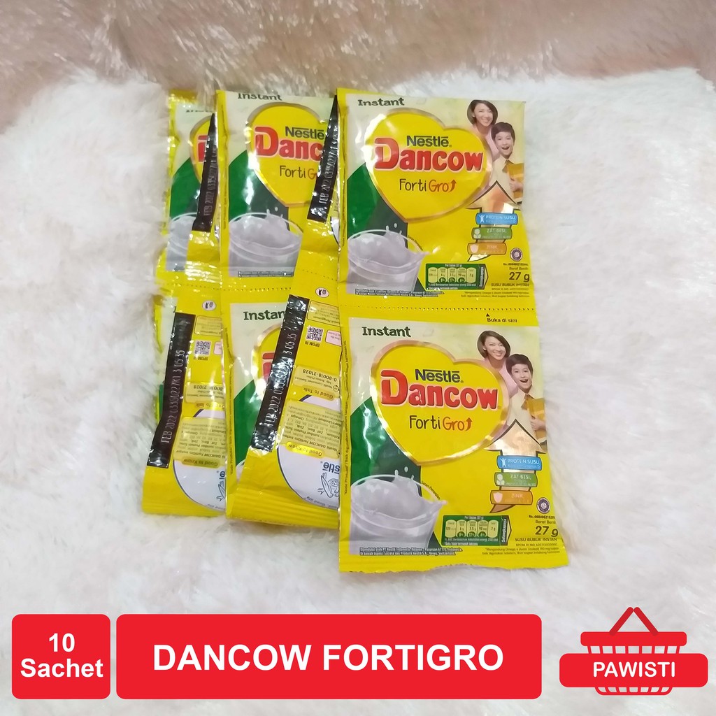 

NESTLE SUSU DANCOW FORTIGO (1 Renceng isi 10 sachet)