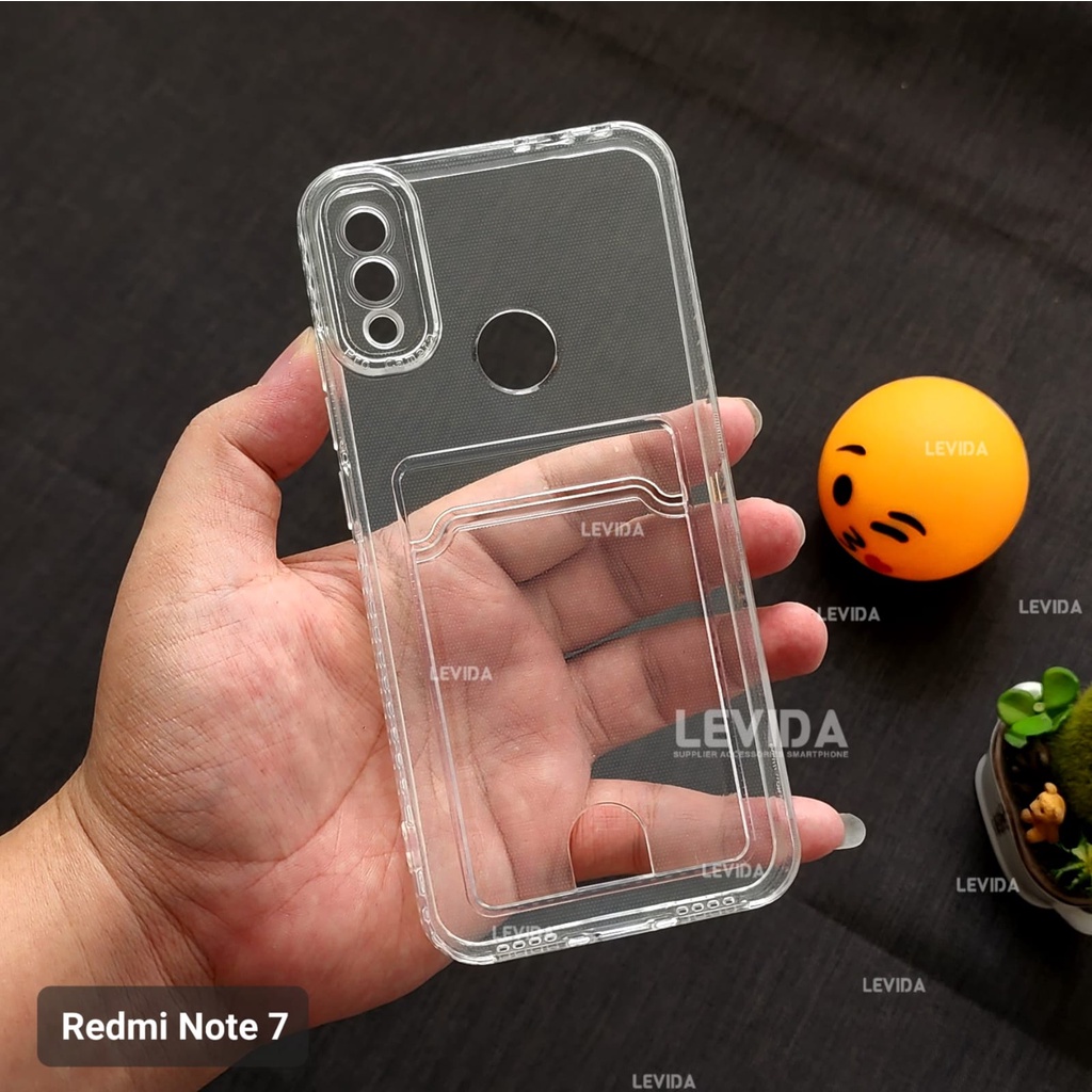 Redmi Note 7 Redmi Note 7 Pro Clear Card Slot Kartu Bening Case  Redmi Note 7 Redmi Note 7 Pro