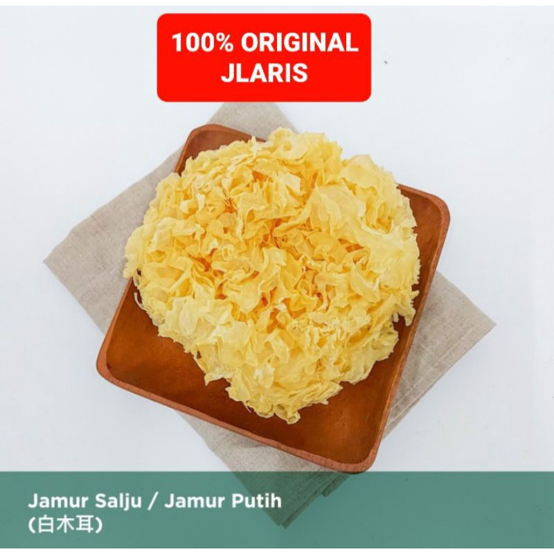 

Jamur Salju / Jamur putih / Snow White Fungus Kemasan 500gram