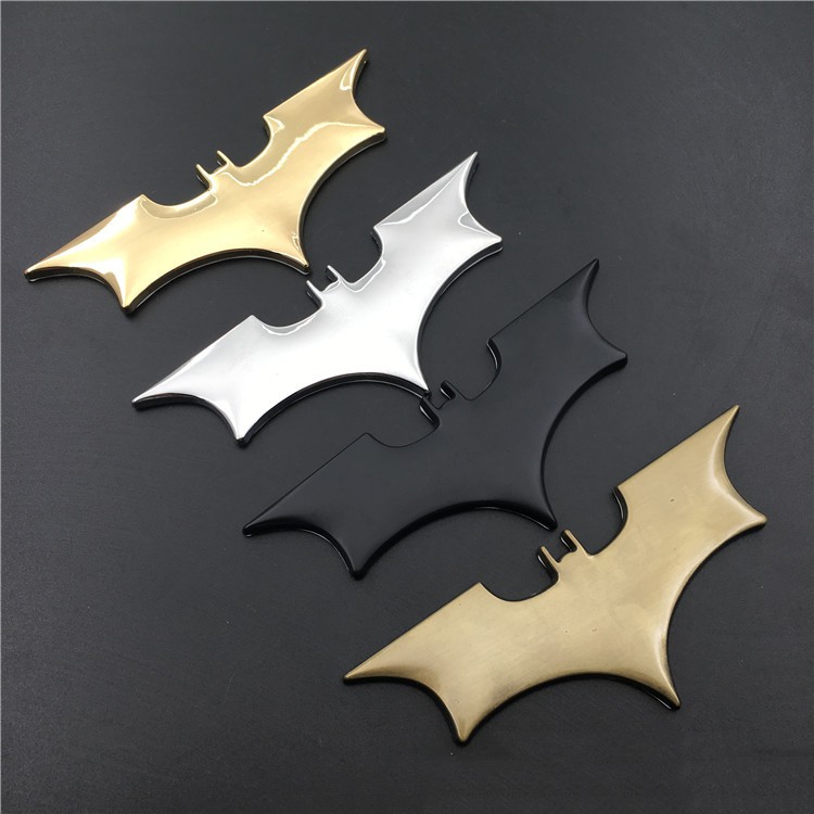 1X Metal 3D Batman Logo Bat Car Auto Truck Motorcycle Emblem Badge Sticker Decal