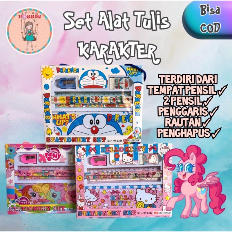 

Paket Alat Tulis Karakter Anak Stationary Set/Kids Stationery Set Alat Tulis Set Anak Karakter/Set 6in1 Alat Tulis Sekolah Anak Paket Buku Pen Penghapus Penggaris/Alat Tulis Anak Set / Paket Alat tulis Anak Karakter Kartun