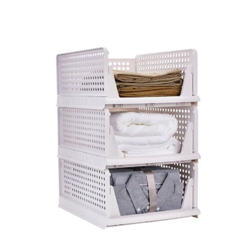 [ RAK LACI ] RAK  SUSUN LACI LIPAT PAKAIAN / RAK BAJU STORAGE BOX / RAK SERBAGUNA