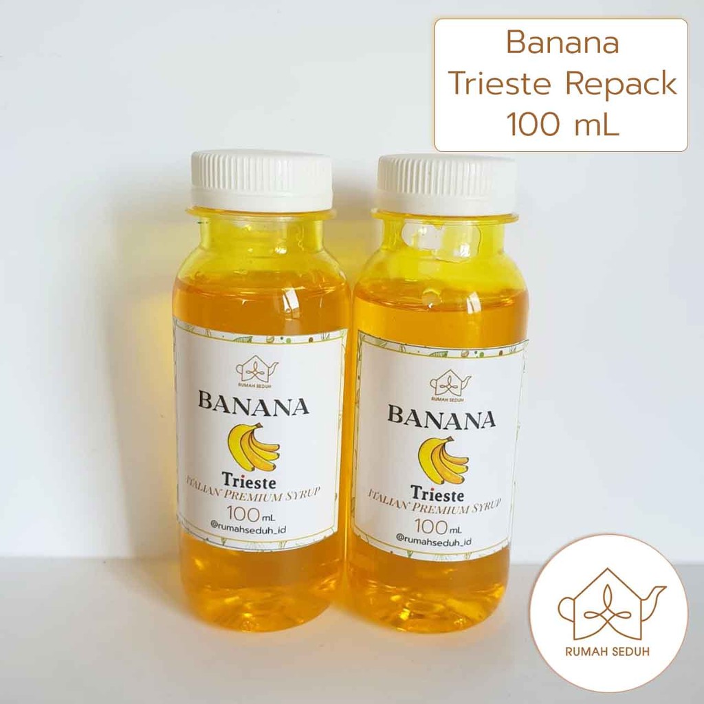 

100mL Sirup Banana merk Trieste - Banana Italian Premium Syrup - Pisang