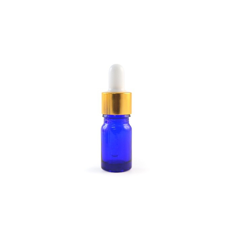 Botol Pipet Mini Warna Biru 5 ML / Botol Serum / Botol Vitamin / Botol Propolis / Botol Murah