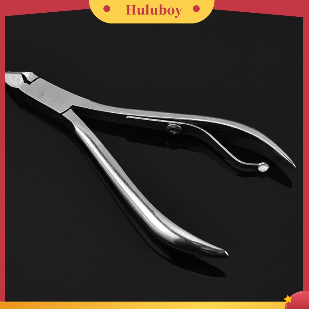 Huluboy Huluboy♡ Gunting Kuku Palsu Bahan Stainless Steel Untuk Salon Manicure