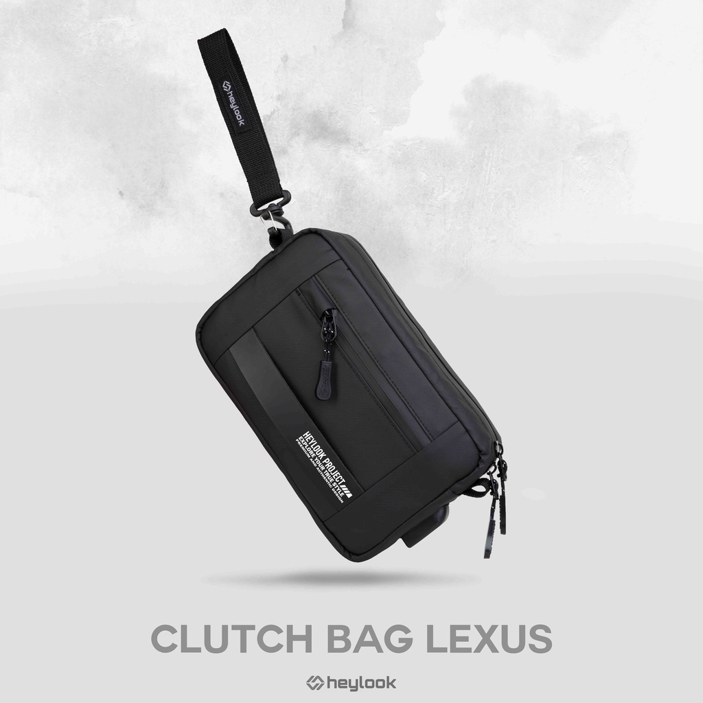 Tas Tangan Pria Waterproof Dompet Tangan Original Cluth High Class Bisa Selempang Tas Multifungsi 2 In 1 Sling Pouch Anti Air Premium