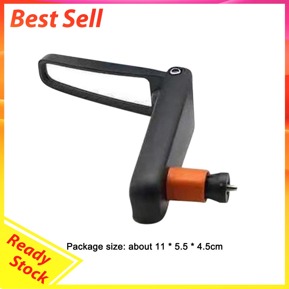 Bike Folding Grip Rearview Mirror Adjustable Fixed Gear Handlebar Reflector