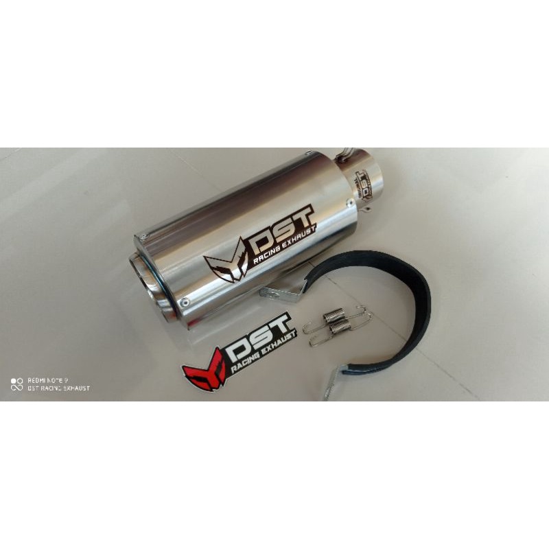Knalpot motor original DST RACING titan knalpot racing silincer only intel 50mm-6