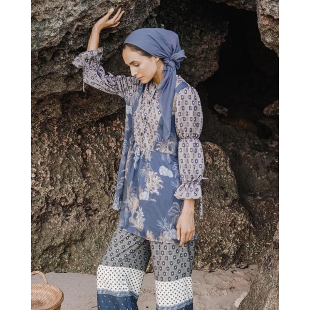 aleza - tiza top navy