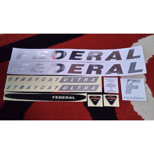 Terlaris Sticker Sepeda Federal StrayCat Ultra Silver Berkualitas