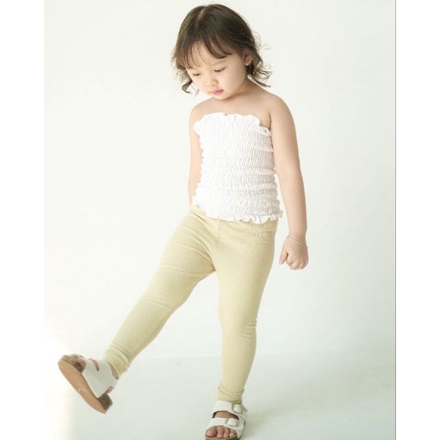 KINAN LEGGING | Celana Panjang Anak | Legging Knit Anak | Legging Anak Polos