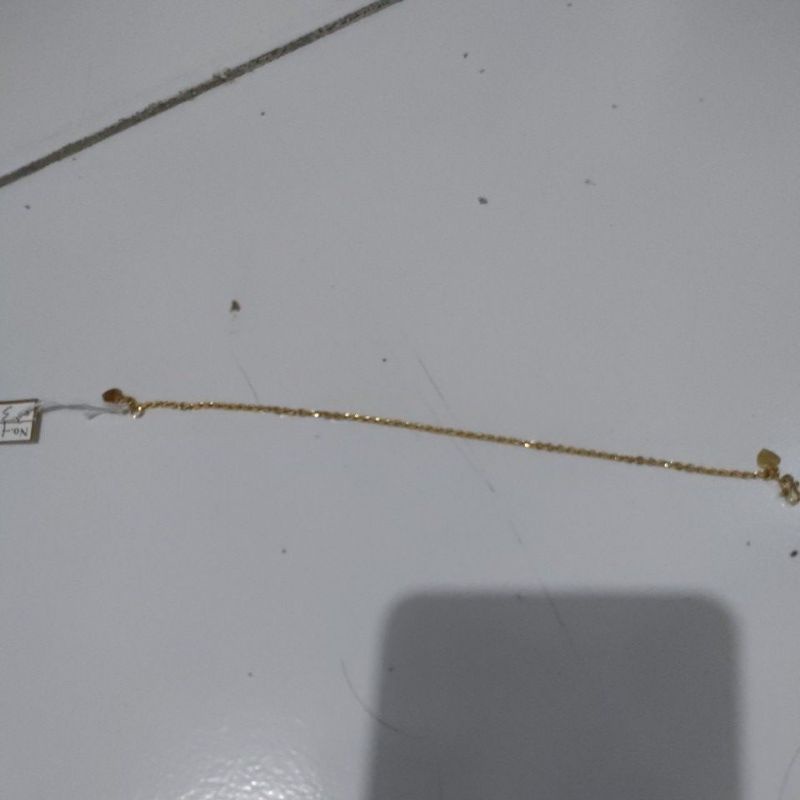 gelang emas 97,%, gelang rantai 3gram