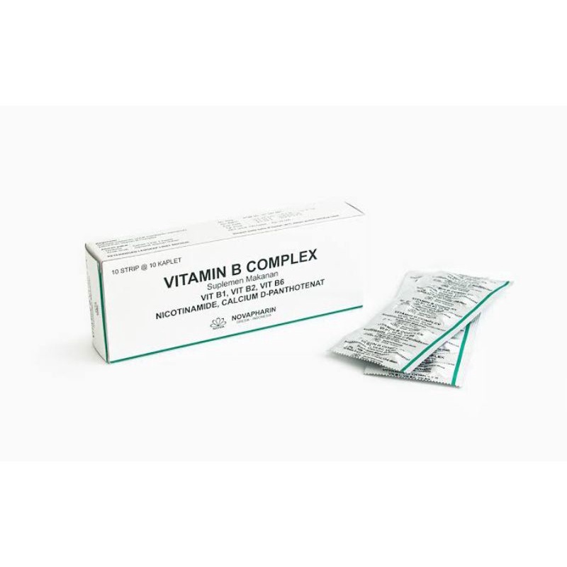 Vitamin B Complex Generik Strip 10tablet / Memenuhi Kebutuhan Vitamin B Complex