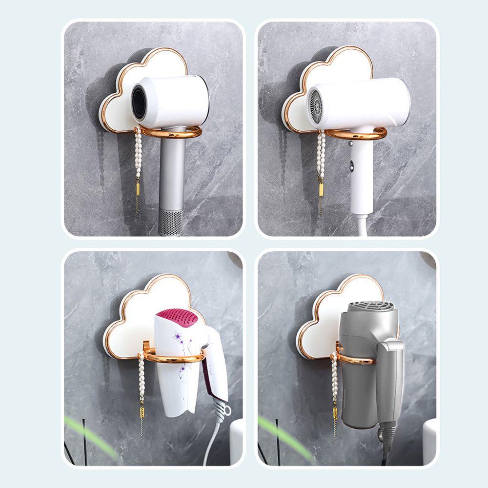 Populer Rak Pengering Rambut Ruang Ganti Kamar Mandi Organizer Anti Lembab Dipasang Di Dinding Tidak Mudah Karat Bebas Pukulan