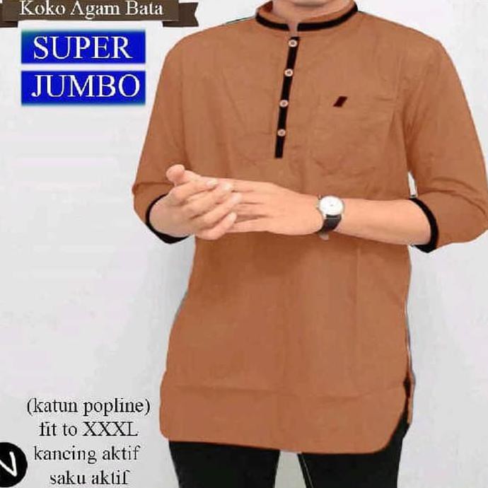 SELAMAT BELANJA DI TOKO KAMI KOKO AGAM JUMBO BAJU KOKO JUMBO BAJU LEBARAN BAJU MUSLIM PRIA JUMBO