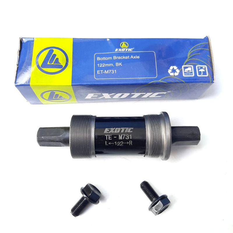 As BB Bottom Bracket Bearing Kotak 122mm ET-M731 Sepeda EXOTIC Lipat MTB Minion | High Quality