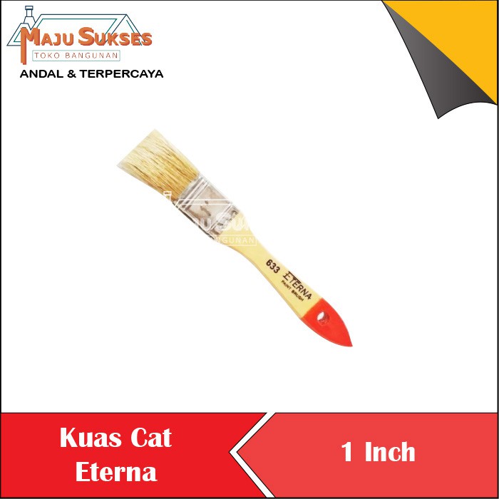 

KUAS CAT ETERNA 633 1 INCH KUAS GAGANG KAYU TEBAL KOAS CAT PAINT BRUSH KUAS 1 " KUAS ETERNA ASLI