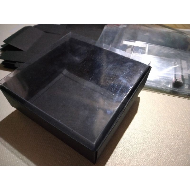 

box kertas tutup mika, 12*3*2