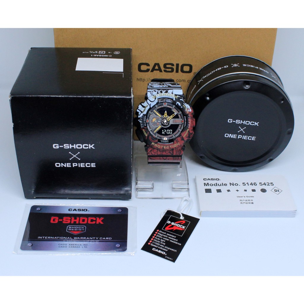 Jam Tangan G shock X One Piece  water resistent plus box