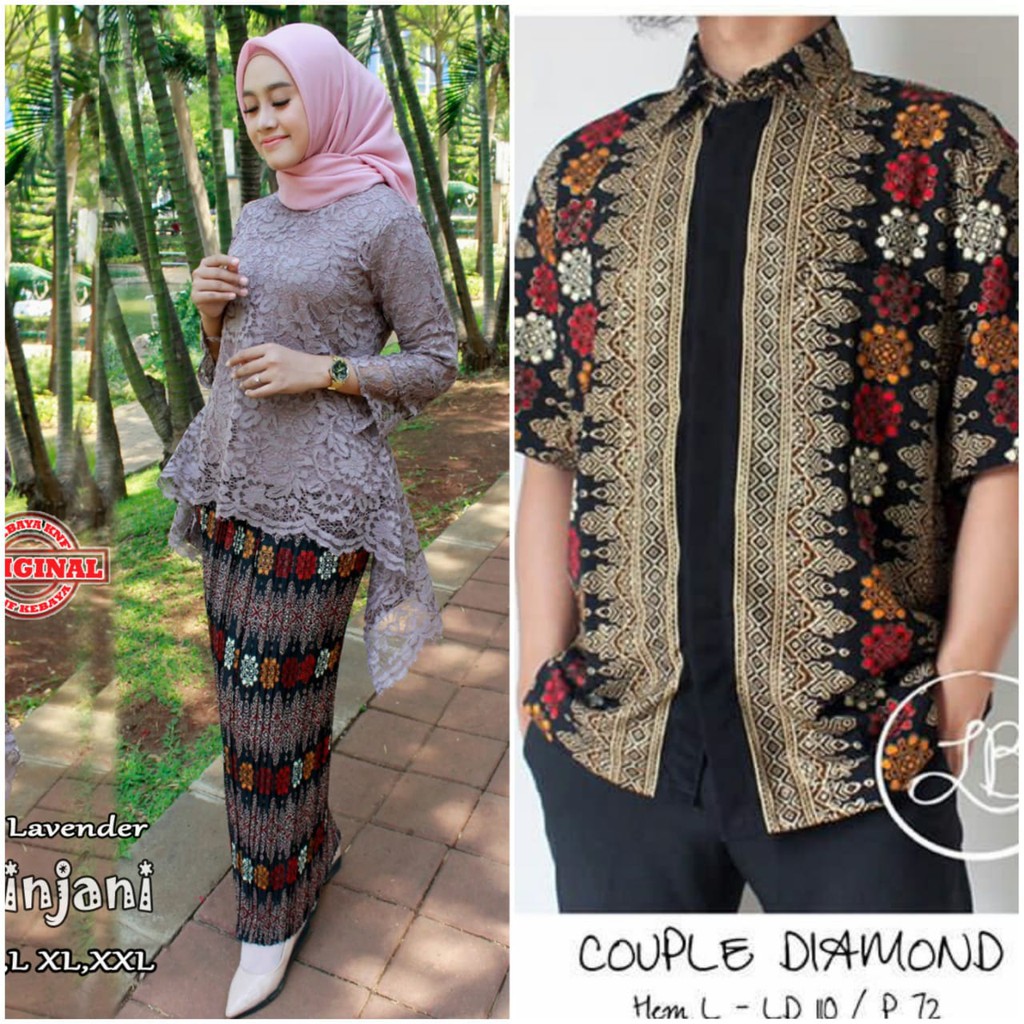 Kebaya couple tika Rinjani/Kebaya Couple/Kebaya KNF-2