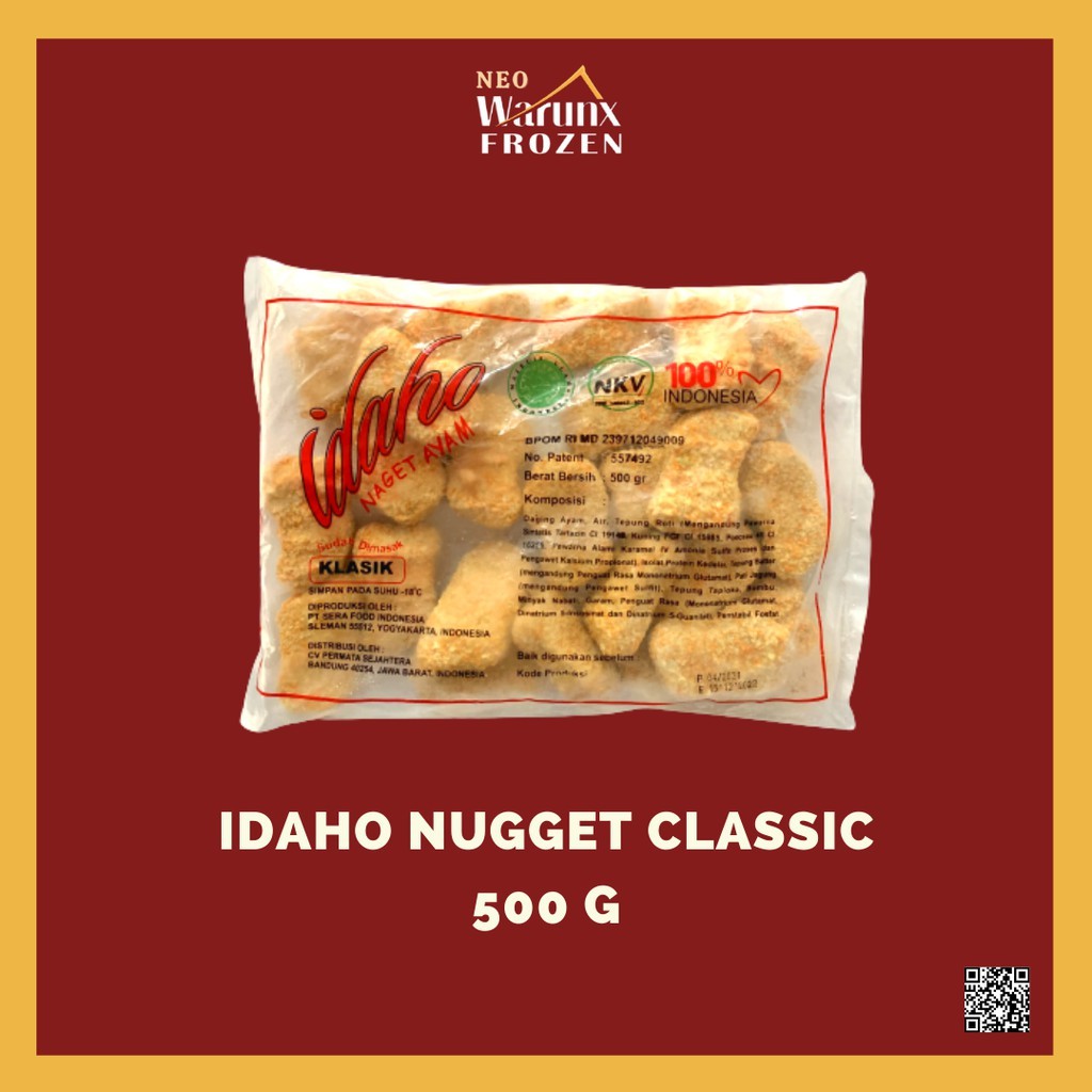 

IDAHO Nugget Classic Ayam Berat 500g [HALAL]