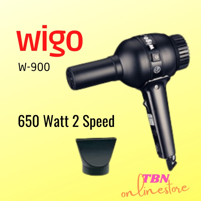 Wigo Hair Dryer W-900 Black taifun -Pengering Rambut - Hairdryer Wigo