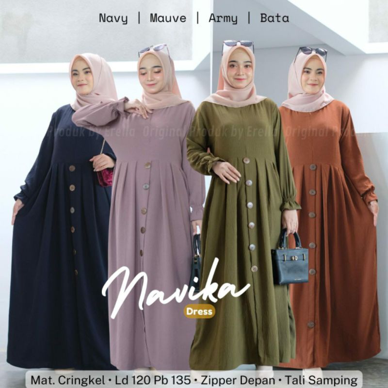 Gamis Wanita Navika Dress by Erella