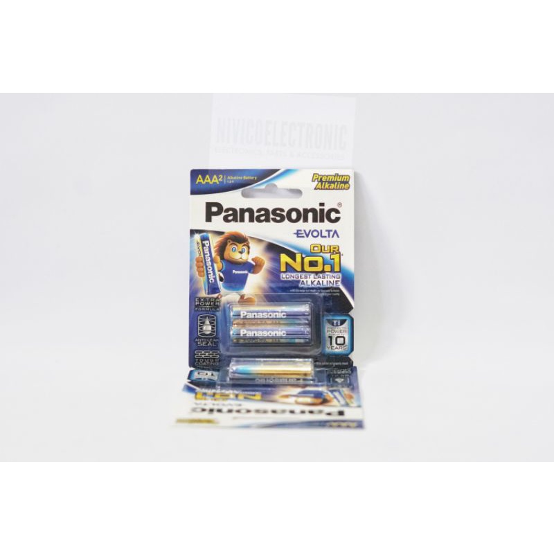 Baterai PANASONIC EVOLTA PREMIUM ALKALINE AAA A3 1.5V