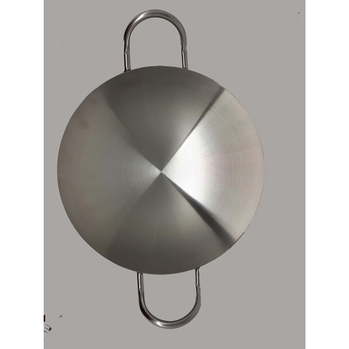 Bima Asian Wok 32 Cm / Wajan Hongkong / Kuali Stainless _Art