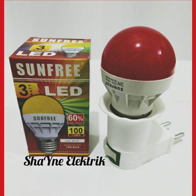 Awet, Murah,  Funky!!! Lampu Tidur / Mini Lamp SUNFREE