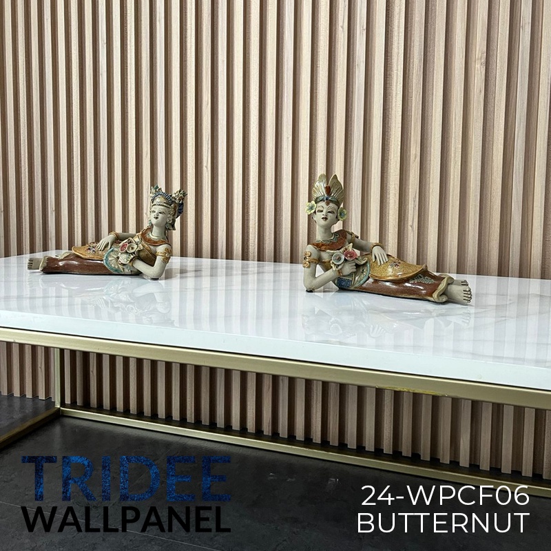 FLUTED WOOD PANEL WPC 24MM | TRIDEE WALLPANEL