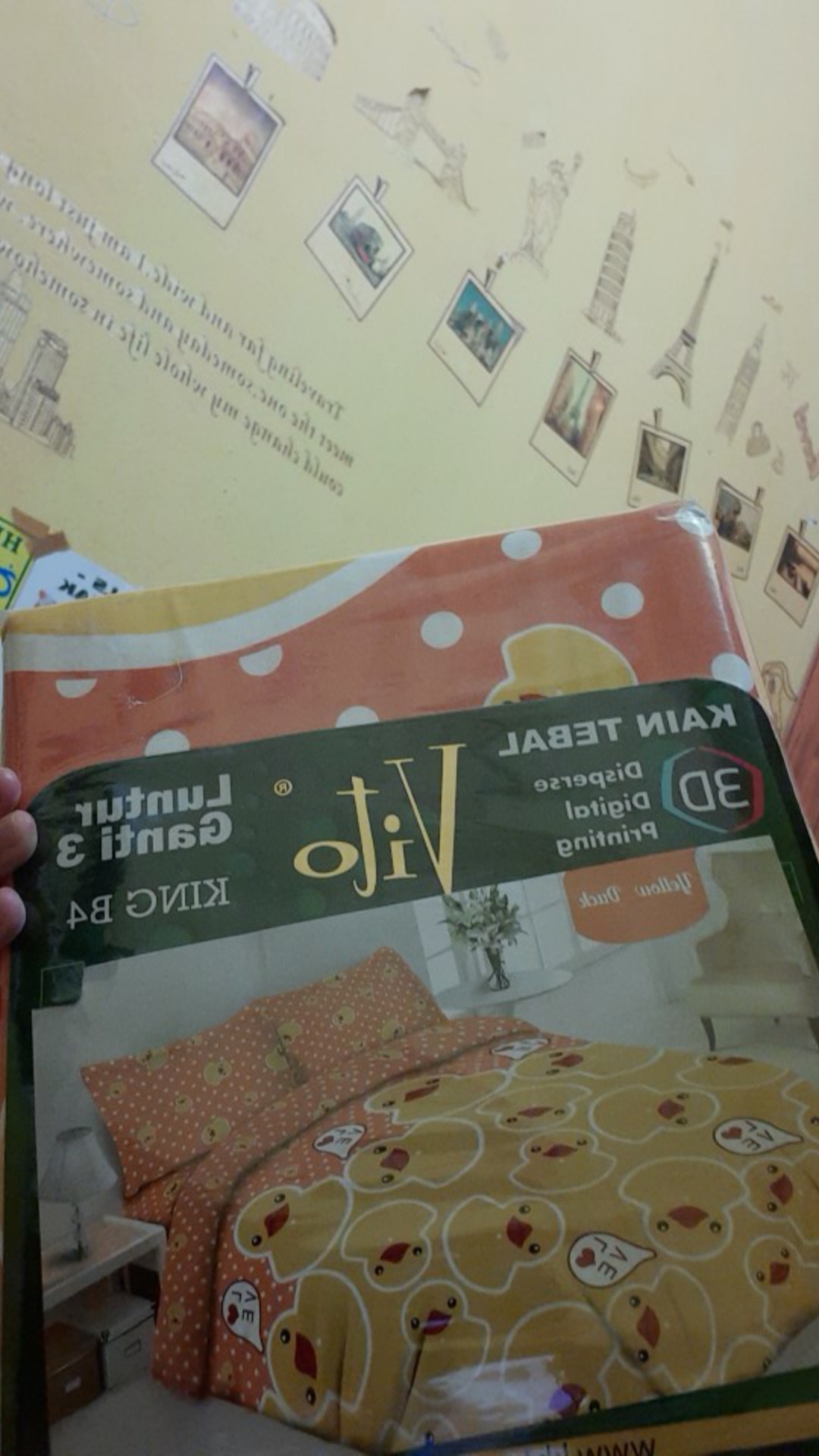 Sprei Duo Vito Disperse Motif Luxury Series London Paris Wedding Hermesh Piano Gc Cnl Lv Prd Brberry