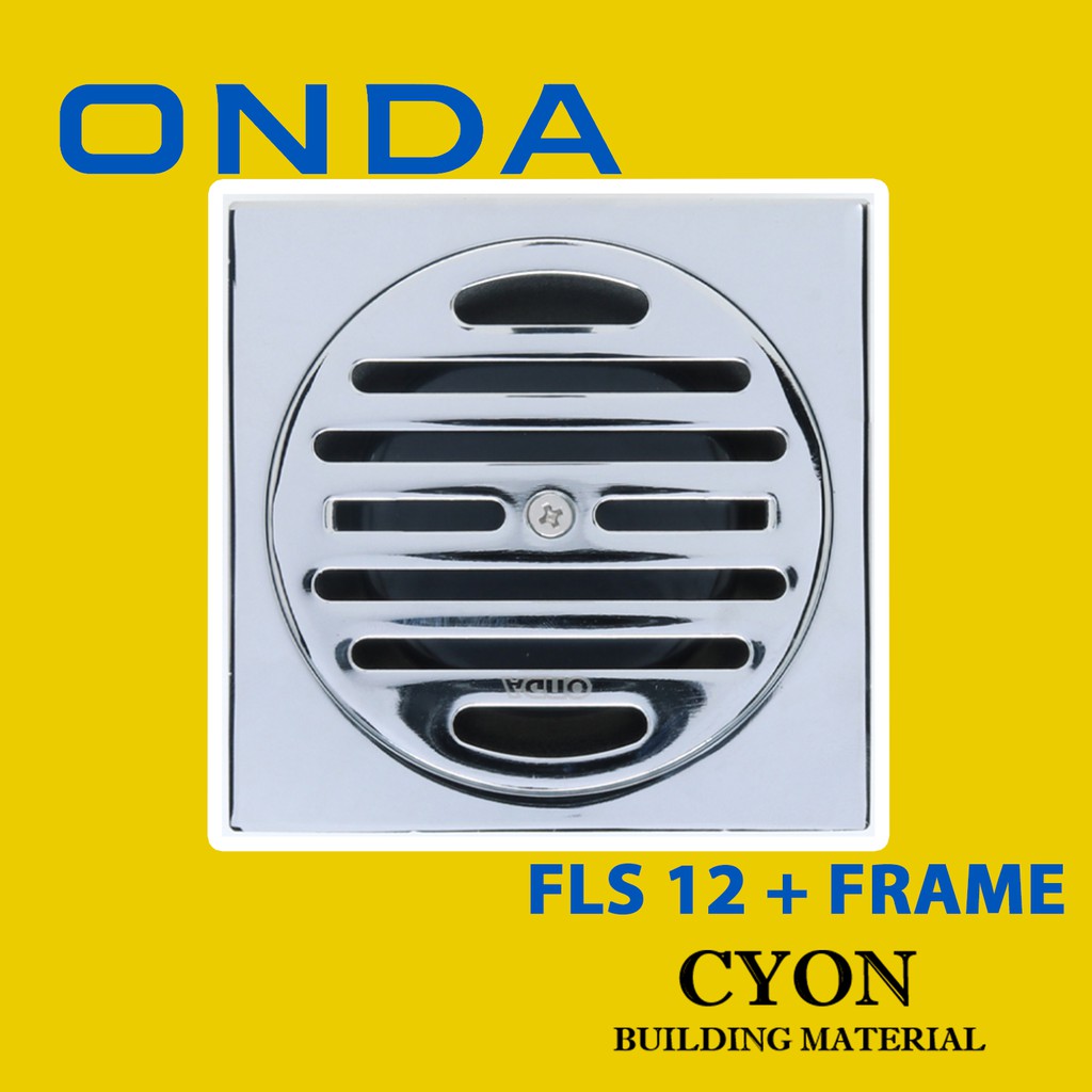 DESS ONDA FLS 12 + FRAME 2" FLOOR DRAINER (SARINGAN GOT)