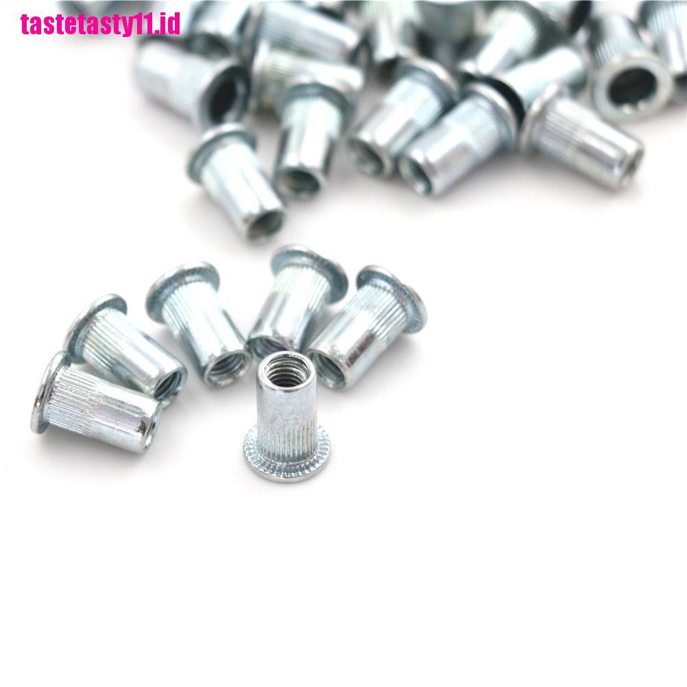 30 Pcs Mur Insert M5 Thread Biru Putih Bahan zinc M5 Benang Jahit