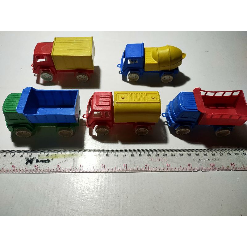 Mainan Mobil Truck Campur 9 CM isi 10 Pcs BBA