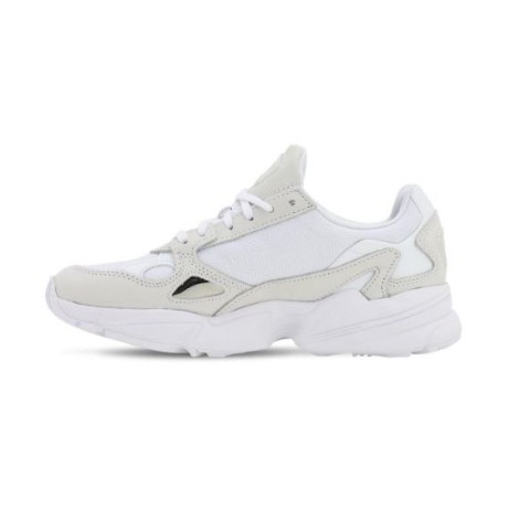 adidas falcon triple white