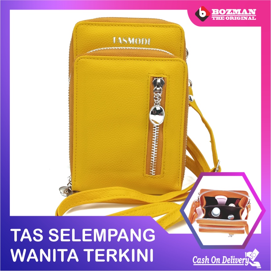 TAS MODE SELEMPANG WANITA PU LEATHER PREMIUM TERMURAH