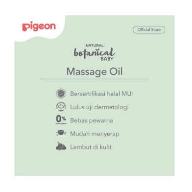 Pigeon Botanical Baby Massage Oil 100ml