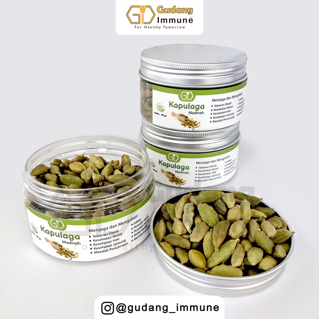 

Kapulaga Hijau - Rempah Arab Madinah - Green Cardamom 40 gram