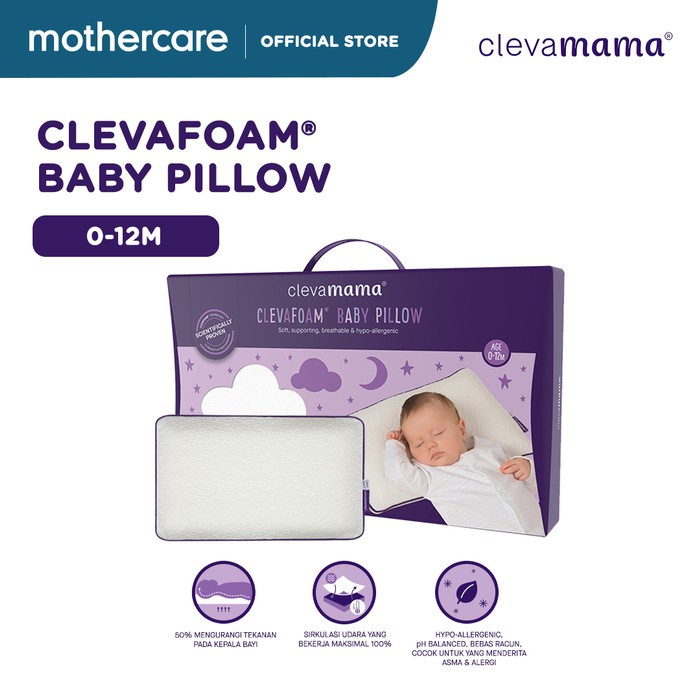 CLEVAMAMA CLEVAFOAM BABY PILLOW